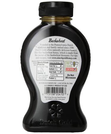 Dutch Gold Buckwheat Honey 16 oz - Pure, Natural & Delicious - Buy Online on GoSupps.com