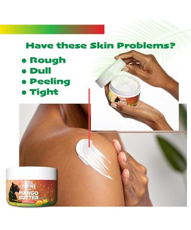 BLACK PANTHER STRONG DIAMOND EDGES Mango Butter Ultra Hydrating Body Cream for Soft Glowing Skin Shea Butter & Natural Oils Luxurious Tropical Moisture - Buy Online on GoSupps.com