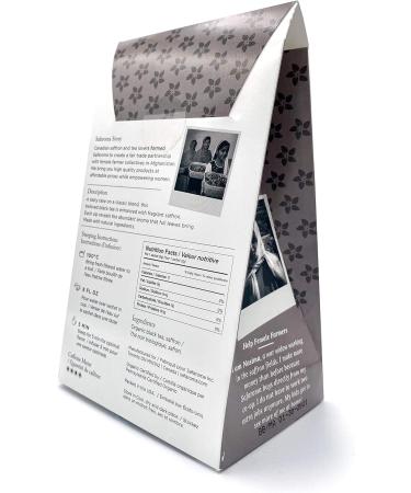 Safaroma Saffron Breakfast Tea - Organic Non-GMO and Ethically Sourced - Containing Premium Red Afghan Saffron Stigmas by Safaroma (30g - 15 Sachets) 1 Pack - 15 Sachets (Transparent & Naturally Made) - Buy Online on GoSupps.com