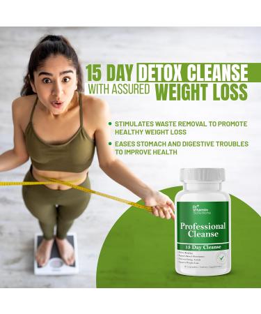 DR VITAMIN SOLUTIONS 15 Day Cleanse Thermogenic Fat Burner Water Weight Loss for Women & Men Bundle 180 Capsules - Buy Online on GoSupps.com
