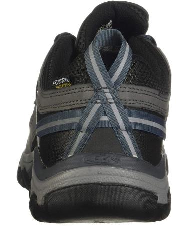 KEEN Men's Targhee 3 Low Waterproof Hiking Shoes - Size 13 Steel Grey/Captains Blue - Buy Online on GoSupps.com