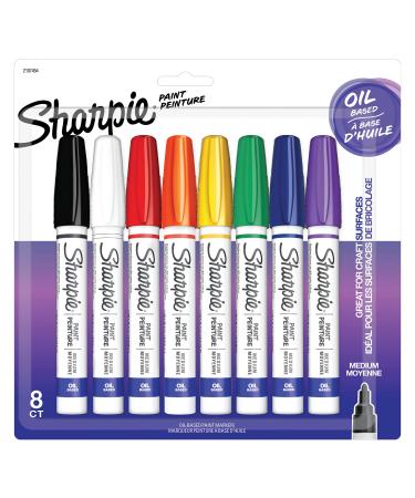 Sharpie Oil-Based Paint Marker Extra Fine Point Silver Ink Pack of 3