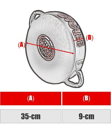 Farabi Real Leather Strike Pad - Boxing, Muay Thai, MMA, Taekwondo Kickboxing Training Pads - Buy Online on GoSupps.com