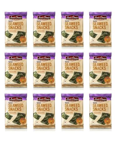 Annie Chun's Sesame Roasted Seaweed Snacks - Organic, 0.35oz (12 Pack) - America's #1 Seaweed Snack - Buy Online on GoSupps.com
