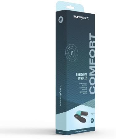 Superfeet Everyday Comfort Orthotic Shoe Insoles with Memory Foam Cushion - Men 9.5-11 / Women 10.5-12 (1 Pack) - Buy Online on GoSupps.com