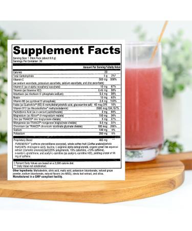 Buy Hay's Naturals Turn Up ATP - Sugar-Free Energy Drink Mix | 30 Packets | Pure ATP B-Vitamins Electrolytes | Boost Metabolism & Muscle Recovery | Mixed Berry Flavor - Buy Online on GoSupps.com