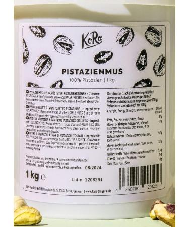 KoRo - Pistachio puree 1 kg - Buy Online on GoSupps.com