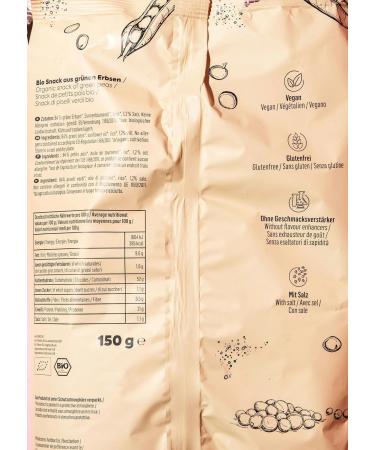 KoRo - Organic Sea Salt Puffed Pea Snacks 14 x 150g - Buy Online on GoSupps.com