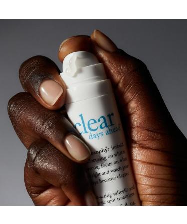 Philosophy Clear Days Ahead Fast-Acting Salicylic Acid Acne Spot Treatment - 0.5 fl oz | Clear Blemishes & Pores - Buy Online on GoSupps.com