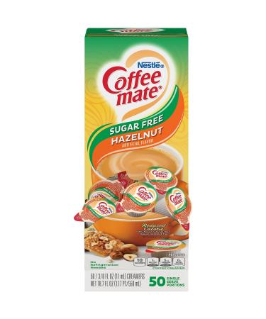 Coffee mate Sugar Free Hazelnut Liquid Creamer 11ml 50/Box