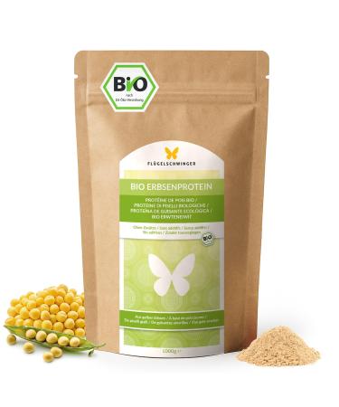 1kg de Prot ine de Pois BIO partir de pois jaunes au go t neutre naturellement vegan sans soja (1000g)