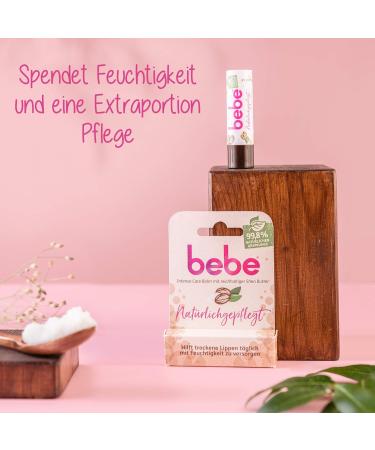 Bebe Naturally Cared For Intense Care Balm - Moisturizing Lip Care Stick 4.9g | Shop Internationally - Buy Online on GoSupps.com