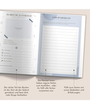 Pregnancy Diary with Questions & Design Space | Sophies Card World - Capture Your Journey - Buy Online on GoSupps.com