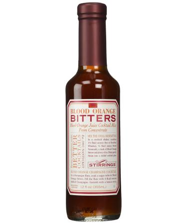 Stirrings Blood Orange Cocktail Bitters, 12 Ounce Bottle