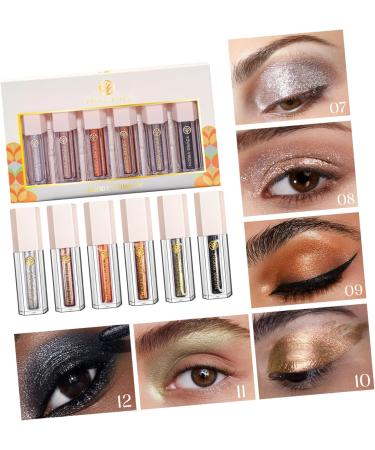 Balacoo 6pcs Eye Shadow Set Liquid Glitter Eyeshadow Korean Eyeshadow Bling Eyeshadow Shine 1 count (Pack of 1) As Shown - Buy Online on GoSupps.com