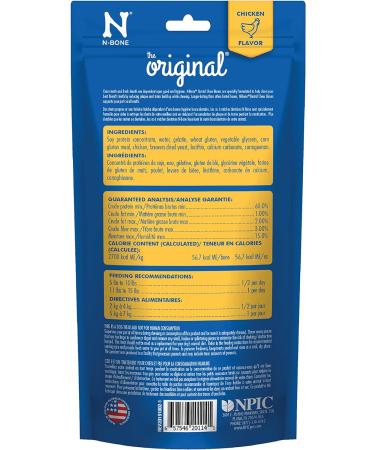 N-Bone 1.4-Ounce The Original Bagged Bone Treat For Dogs Small Chicken Flavor 2-Pack - Buy Online on GoSupps.com