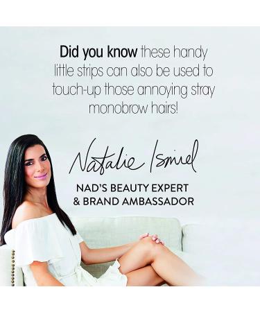 Nad's Facial Wax Strips - Fragrance Free - 24 Count (Pack of 2) - Buy Online on GoSupps.com