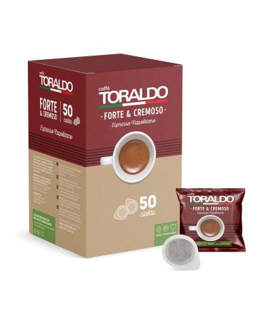 CAFFÈ TORALDO - STRONG & CREAMY BLEND - Box 50 DOSES ESE44 7.2g