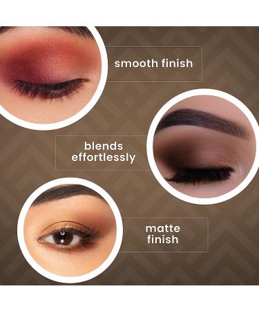 Ccolor Cosmetics Matte Natural 9-Color Eyeshadow Palette - Highly Pigmented Matte Finish Eye Shadow Makeup Kit for Long-Wearing, Easy-to-Blend Neutral Shades - Buy Online on GoSupps.com