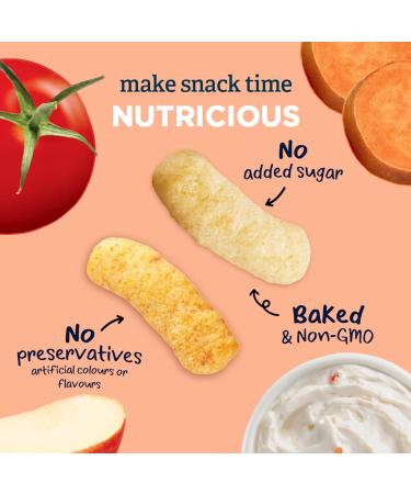 GERBER LIL CRUNCHIES Zesty Tomato Toddler Snacks 12+ months 42 g 6 Pack - Buy Online on GoSupps.com