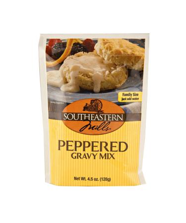 Southeastern Mills Old-Fashioned Peppered Gravy Mix, 4.5 Oz. Package (Pack of 4)