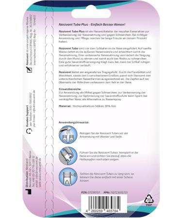 Nasivent Tube Plus - Anti Snoring Aid Starter Set | 5 Pieces with Storage Container - International Shipping Available - Buy Online on GoSupps.com