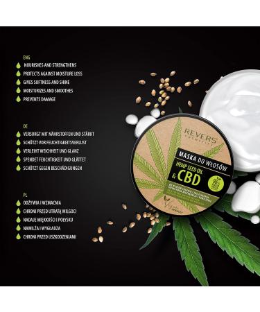  REVERS COSMETICS REVERS COSMETICS Natural CBD Oil Hair Mask for Dry & Damaged Hair - Buy Online on GoSupps.com