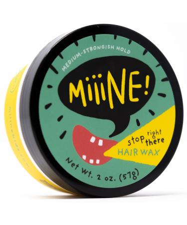MiiiNE! Kids Hair Wax 2oz | Medium-Strong Hold Kids Hair Gel Alternative - Cruelty Free and Natural Kids Hair Wax Made in USA | By Stylists For Kids