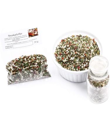  Feine W rze Gourmet Steak Pepper | Pepper Mix for Grilling | Spice Mix for Marinades | Barbecue Pepper | Sauce | 20g - Buy Online on GoSupps.com