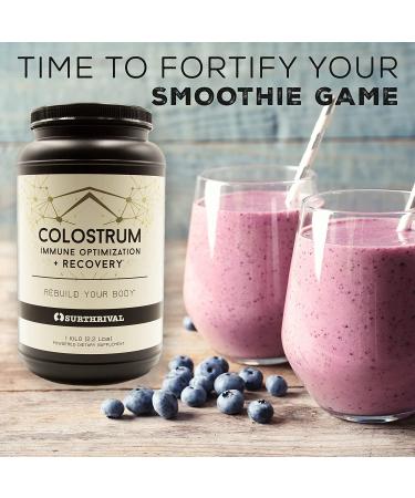 Surthrival Colostrum Powder (6.5oz) - Immune Optimization, Recovery & Gut Health Supplement | Immune Support | Keto-Friendly - Buy Online on GoSupps.com