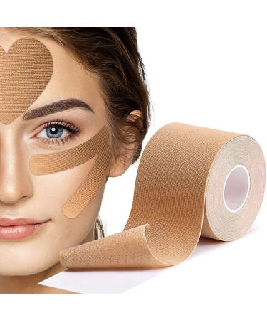 Face Patches for Wrinkles - Facial Tape - Face Lift Tape - Anti Wrinkle Straw - Facial Patches - Facial Tape - Skin Tape for Face Lifting - Kinesiology Tape Face - Skin Lifting Tape - 5CM*1000 CM