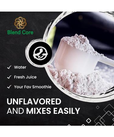 Blend Core Creatine Monohydrate Micronized Powder 300G 5000mg Per Serv (5g) - 60 Servings Unflavored for Men & Women Athletes Gym Body Builders - for Muscle Strength & Recovery - Buy Online on GoSupps.com