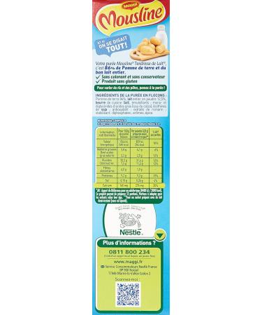 Maggi Puree Mousline Milk Tenderness 3 sachets 375 g - Buy Online on GoSupps.com