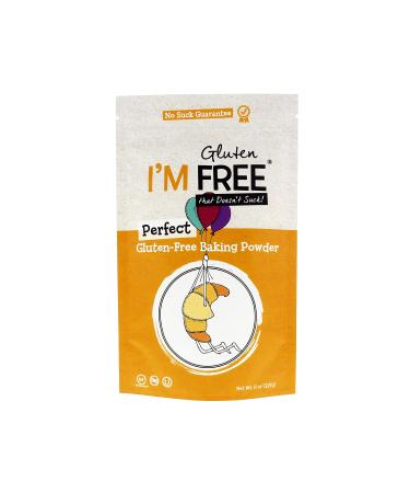 I'm Free Perfect Gluten-Free Baking Powder  Vegan  Non-GMO  Gluten-Free  OU Kosher Certified - 8 oz.