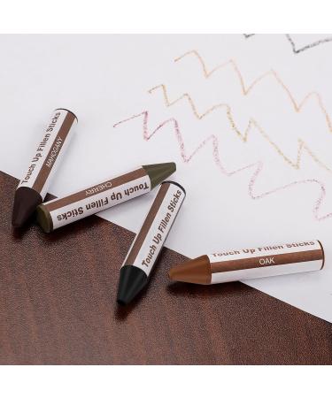 SEISSO Wood Furniture Scratch Repair Filler Sticks - 8 Color Wax Crayons for Furniture Floor Table & Cabinet Mark Repair | Premium Quality Cover & Remover - Buy Online on GoSupps.com