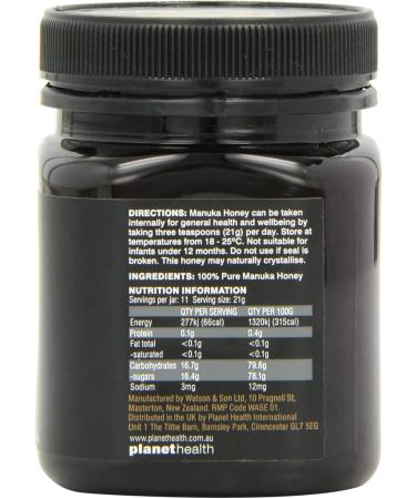 Watson & Son - Manuka Honey Level 20+ 250g - Buy Online on GoSupps.com