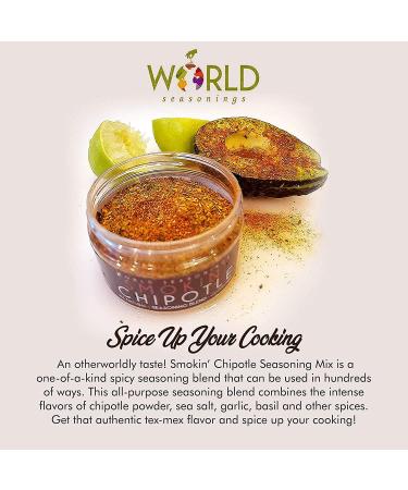 Smokin' Chipotle All Purpose Seasoning - Mexican Spice Mix - Gluten Free - 1 Count - Buy Online on GoSupps.com