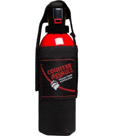 Counter Assault - EPA Certified, Maximum Strength & Distance Bear Repellent Spray - Hottest Formula Allowed by Law - Night Glow Locator & Tactical Holster Included (8.1 oz) - Buy Online on GoSupps.com