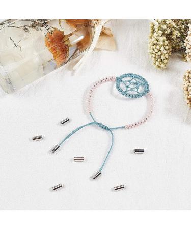 UNICRAFTALE 20 PCS Stainless Steel Column End Caps for Jewelry Making - 8x3.5mm Inner Diameter - Buy Online on GoSupps.com