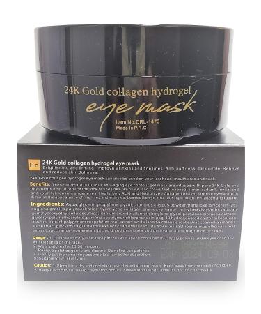 Dr Rashel 24k Gold Collagen Hydrogel Eye Mask - 60 Pcs | Targets Wrinkles, Puffiness, Dark Circles - Buy Online on GoSupps.com