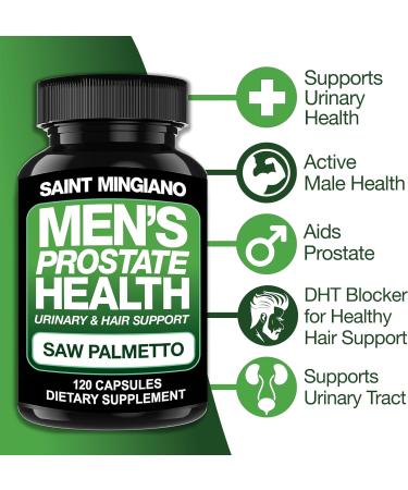Saint Mingiano Kidney Support Cleanse Detox & Repair 120 Casuals - Together with - Men's Prostate Health Advanced Prostate Supplements - 120 Capsules - Buy Online on GoSupps.com