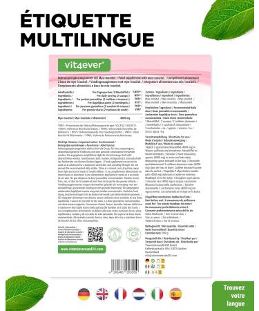  Vit4ever Inositol Pure 300g - High-purity Myo-inositol powder - neutral taste - 4000mg per daily dose - good solubility with measuring spoon vegan additive-free - Buy Online on GoSupps.com