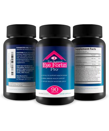 Eye Support Eye Fortin Pro - Our Best Eye Pills for Vision - Eye Care Supplements Healthy Vision Supplement - Herbal Vision Supplements for Adults - Pro Eyefortin Supplement Eye Support Vitamins - Buy Online on GoSupps.com