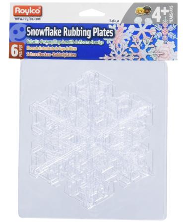 Roylco Snowflake Rubbing Plates