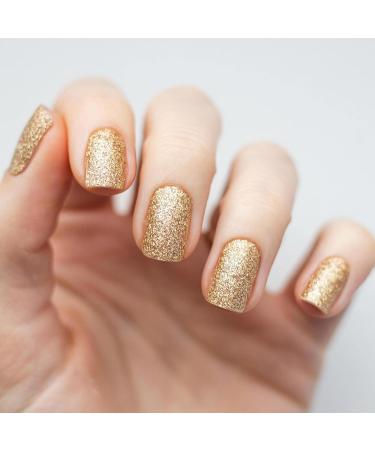 AVOA Beauty Nail Foil - Gold Rush | Long-lasting Gold Glitter Nail Wraps | 16 Self-Adhesive Designs for Stunning Nails - Buy Online on GoSupps.com