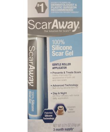 Scar Away Scar Repair Gel with Patented Kelo-cote Technology 20 grams (Pack of 2)