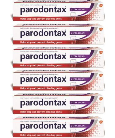 Parodontax 6 x Toothpaste Ultra Clean - 75 ml - Buy Online on GoSupps.com
