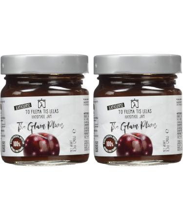 To Filema Tis Lelas Homemade Plum Jam with No Added Sugar Pack of 2 x 240g (Total: 480g) - Buy Online on GoSupps.com