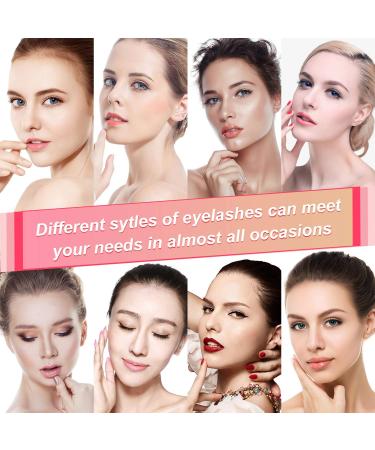 VESHELY Magnetic Eyelashes with Eyeliner Kit - 3 Pairs Natural Look False Lashes Set with Waterproof Magnetic Liner - 3D Short and Long Eyelashes - Glue-Free Application - Buy Online on GoSupps.com