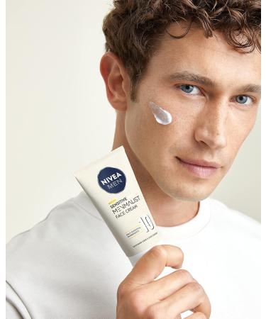 NIVEA MEN MENMALIST Sensitive Pro Face Cream (1 x 75 ml) Face care with a light non-greasy texture Men's care suitable for all skin types - Buy Online on GoSupps.com